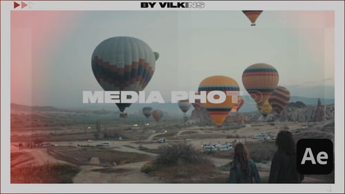 Modern Photo Slideshow with Dynamic Cinematic Transitions