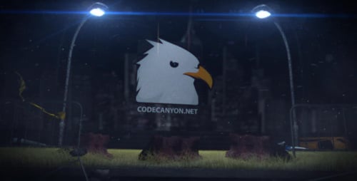 Cinematic Grunge Industrial Logo Reveal Intro