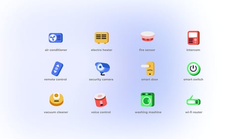Smart Home - Flat Icons