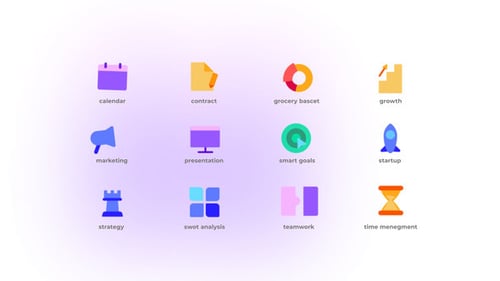 Business Planning - Flat Icons