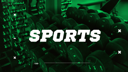 Dynamic Glitch Sport Opener with Fast Typography