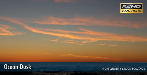 Ocean Dusk Time Lapse