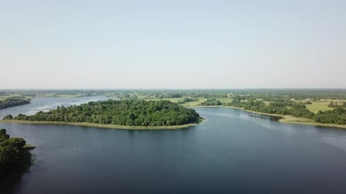 Beautiful Landscape Of Ostovenskoe Lake 02