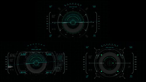 Advanced Spacecraft Heads-Up Display UI Elements Pack