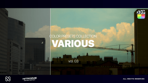 Various LUT Collection Vol. 03 for Final Cut Pro X