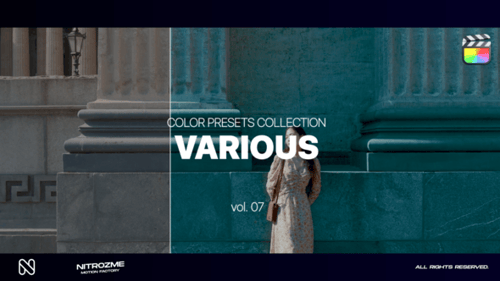 Various LUT Collection Vol. 07 for Final Cut Pro X