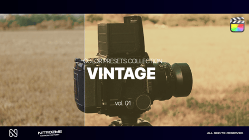 Vintage LUT Collection Vol. 01 for Final Cut Pro X