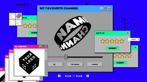 Kinetic Typography Stomp Intro