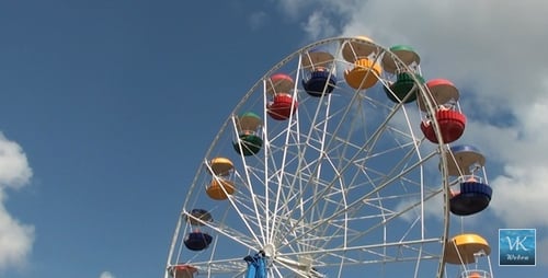 Attraction - Grande roue. Laps de temps.