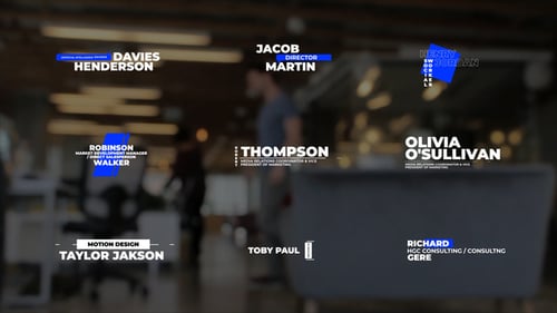 Modern Lower Thirds