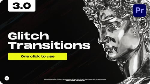 Dynamic Glitch Transition Pack for Modern Video Edits