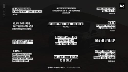 Quotes Autoresize | AE