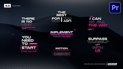 Modern Dynamic Text Animation Titles