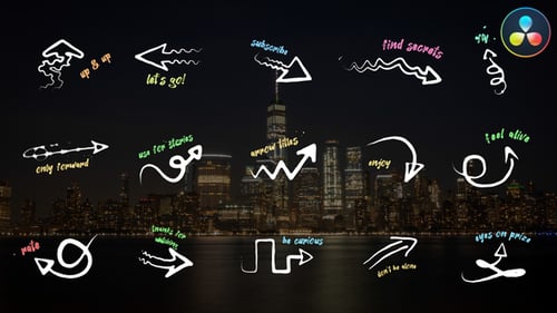 Arrows And Titles for DaVinci Resolve