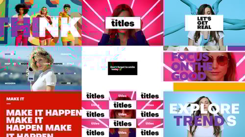 Modern Titles (Motion Graphic Files)