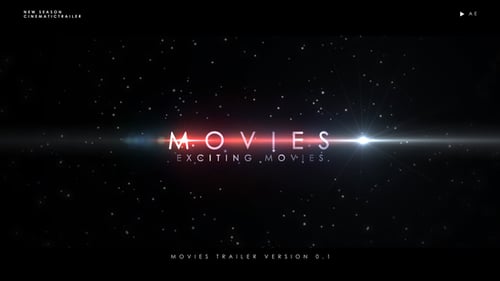Movie Trailer Opener with Dynamic Light Effects