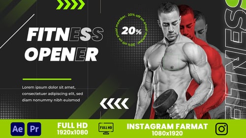 Fitness Opener MOGRT