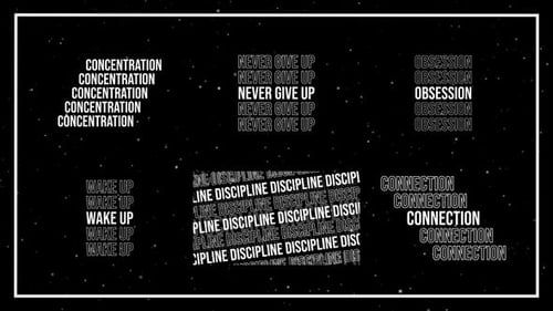 Kinetic Typography Text Titles 2.0 | After Effects