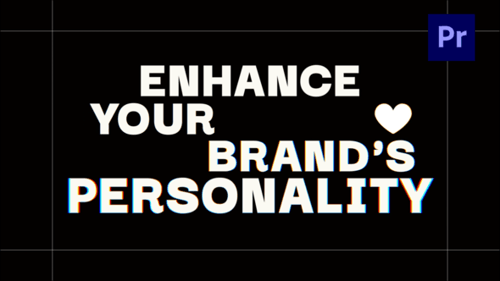 Dynamic Glitch Text Titles with RGB Split Effect