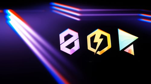 Dynamic Prismatic Logo Reveal