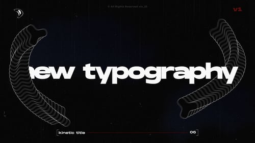 Kinetic Glitch Titles / AE