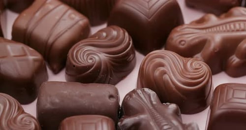 Delicious Assortment of Sweet Milk Chocolates