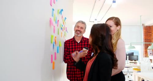 Collaborative Office Team Brainstorming Ideas