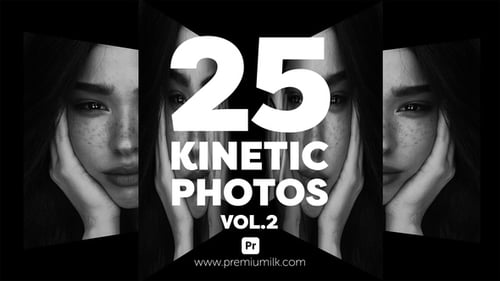 Kinetic Fotos Vol 2 für Premiere Pro - Dynamische Animationsvorlage für Foto-Diashows