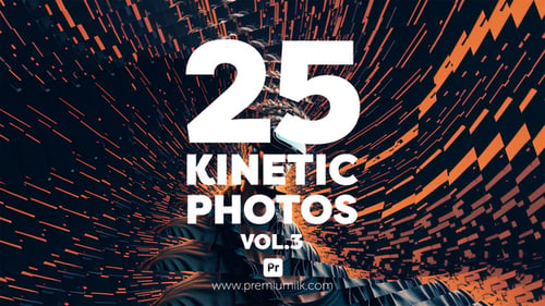 Kinetic Photos Vol 3 for Premiere Pro - Dynamic Photo Slideshow Animation Template