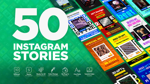 NFT Blockchain Instagram Stories