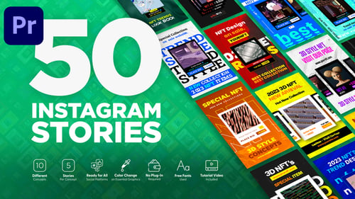 NFT Blockchain Instagram Stories