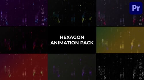 Hexagon Animation Pack for Premiere Pro