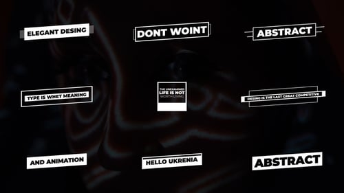 Clean Motion Graphics Text Animation Pack