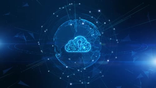 Digital Global Network with Cloud Computing Connection