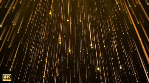 Golden Particle Rain Awards Background