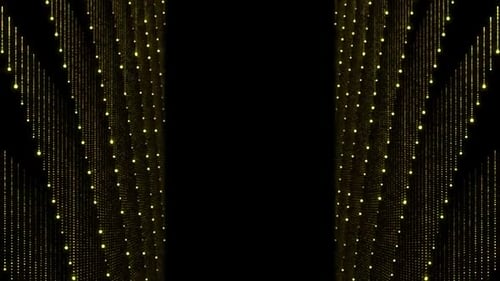 Abstract Digital Particle Lines Glowing Vertical Background