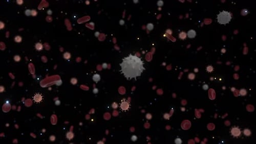 Abstract medical background