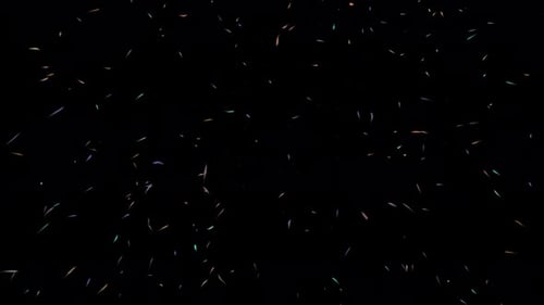 Colorful Fluid Confetti Particle Burst for Celebrations