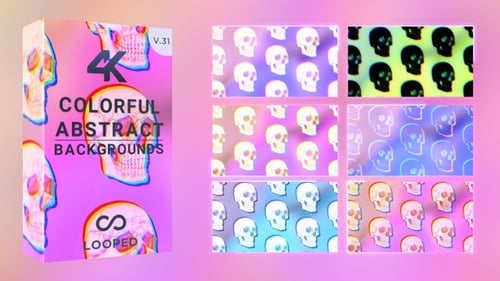 Animated Skull Of Vintage Aesthetic