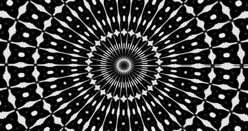 Abstract Black And white Geometric Seamless Pattern Background