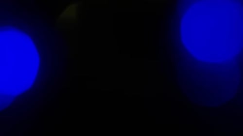Abstract Bokeh Lights in Dark, Neon Background