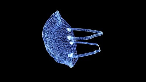 Hologram of Medical Mask