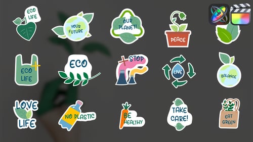 Títulos de ecología para FCPX