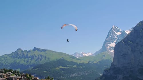 Paraglide In The Sky