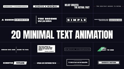 Minimal Text Animation