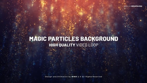 Fondo de partículas mágicas