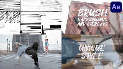 Pinselhintergründe und Overlays | After Effects