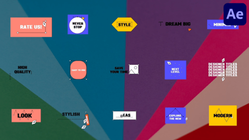 Designer Titles for After Effects