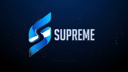 Dynamic Particle Light Trails Logo Reveal Animation