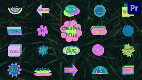 Dynamic Geometric Text Boxes and Cartoon Shape Titles